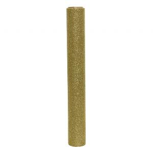 Decoris Light Gold Deco Mesh with Glitter