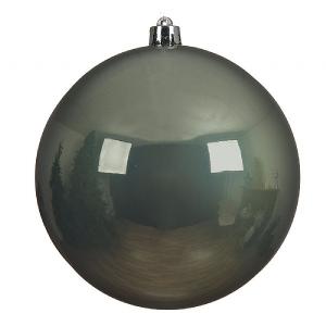Decoris Sage Green 140mm Shiny Bauble