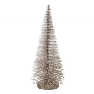 Decoris Blush Pink Plastic Tree with Glitter 30cm