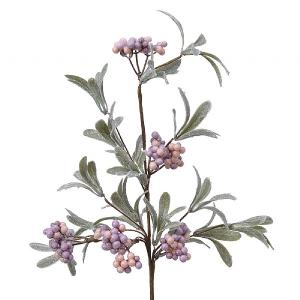 Decoris Pink & Lilac Foam Berry Spray