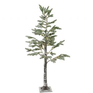 Lumineo 150cm Warm White LED Pine Tree with Snow