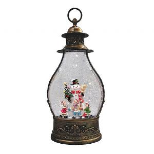 Snowman LED Dark Water Filled Lantern
