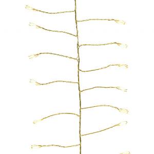 480 Warm White & Classic Warm White LED Micro Compact Lights (Gold Cable)