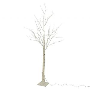 Lumineo 180cm Cool White LED White Birch Tree