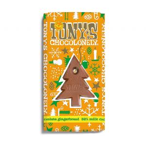 Tony's Chocolonely Gingerbread Milk Chocolate Bar 180g