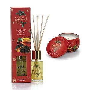 Ashleigh & Burwood Earth Secrets Mulled Wine Candle & Diffuser Gift Set
