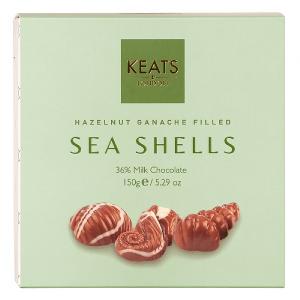 Keats Hazelnut Ganache Sea Shells 150g