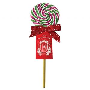 Red White & Green Spiral Lolly 55g