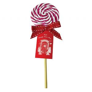 Red & White Spiral Lolly 55g