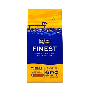 Fish4Dogs Finest White Fish with Potato Small Kibble Dry Dog Food - Adult (6kg)