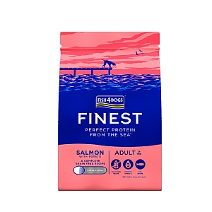 Fish4Dogs Finest Salmon with Potato Large Kibble Dry Dog Food - Adult (1.5kg)