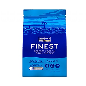 Fish4Dogs Finest Sardine with Sweet Potato Large Kibble Dry Dog Food - Adult (1.5kg)