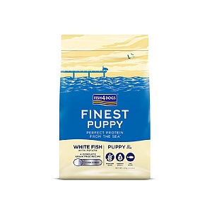 Fish4Dogs Finest White Fish with Potato Large Kibble Dry Dog Food - Puppy (1.5kg)