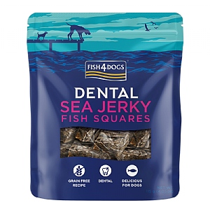 Fish4Dogs Dental Sea Jerky Fish Squares 115g