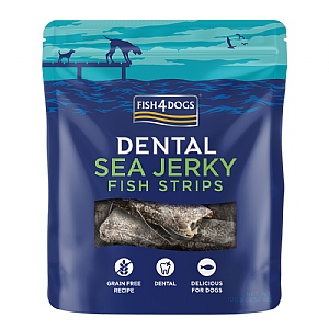 Fish4Dogs Dental Sea Jerky Fish Strips 100g