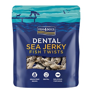 Fish4Dogs Dental Sea Jerky Fish Twists 100g