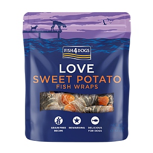 Fish4Dogs Love Sweet Potato Fish Wraps