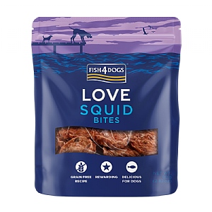 Fish4Dogs Love Squid Bites 80g