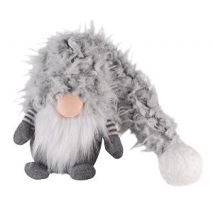 Three Kings Small Super-Furry 40cm Winter Wilfred Grey Christmas Snome