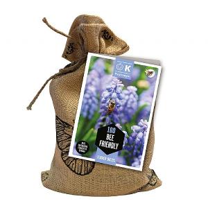 Bee Friendly Flower Bulbs Jute Bag (100 Bulbs)