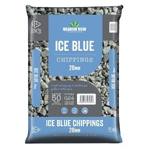 Meadow View Ice Blue Chippings 20mm - 20kg Bag