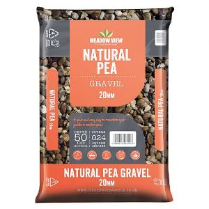 Meadow View Natural Pea Gravel 20mm - 20kg Bag