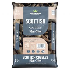 Meadow View Scottish Cobbles 50-75mm - 20kg Bag