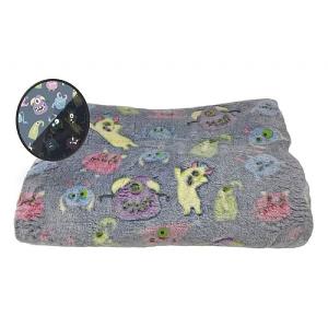 Cozy Time Monsters Cozy Glow-in-the-Dark Throw