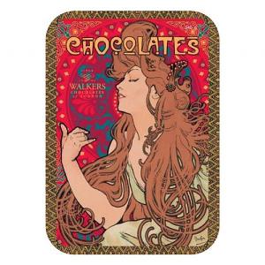 Walkers Mucha 'Job’ Mint Crisp Tin 220g