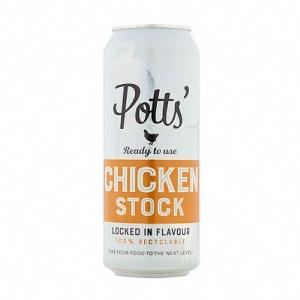 Potts Chicken Stock in Recyclable Can 500ml