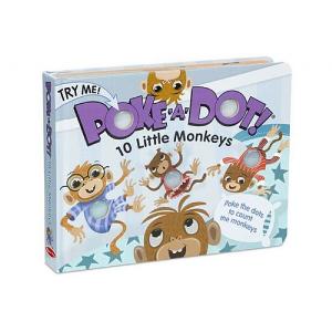 Melissa & Doug Poke-A-Dot! 10 Little Monkeys Book