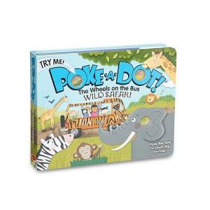 Melissa & Doug Poke-A-Dot! Safari Wheels on the Bus Book