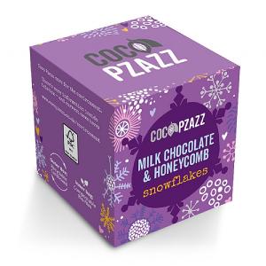 Milk Chocolate & Honeycomb Snowflakes 96g