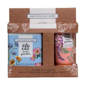 Heathcote & Ivory In The Garden Hand Cream & Sanitise Gift Set