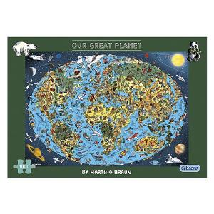 Gibsons Our Great Planet 1000 Piece Jigsaw Puzzle