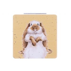 Wrendale 'Earisistible' Rabbit Compact Mirror