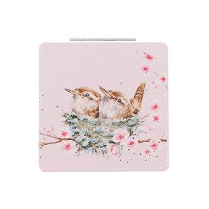 Wrendale 'Home Tweet Home' Bird Compact Mirror