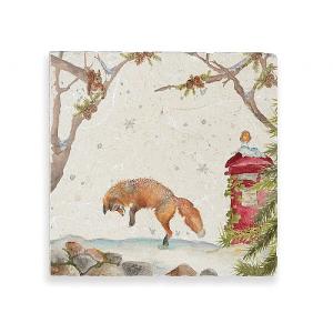 Kate of Kensington Christmas Post Medium Marble Platter