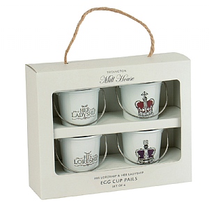 Eddingtons Lord & Ladyship Egg Cups - Set of 4