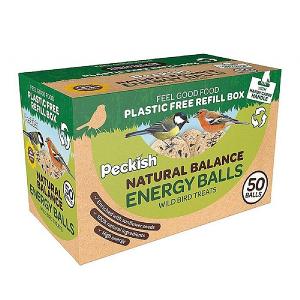 Peckish Natural Balance Energy Balls 50 Refill Box 4kg