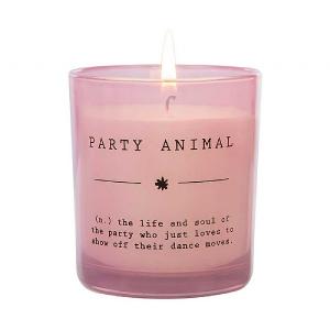 Wax Lyrical Dictionary 'Party Animal' Wax Filled Glass Candle