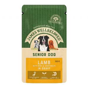 James Wellbeloved Dog Senior Lamb & Rice Pouch 150g