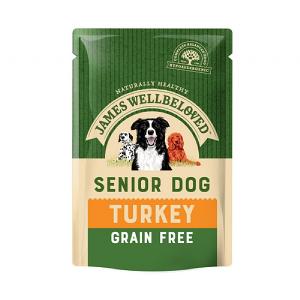 James Wellbeloved Senior Dog Turkey & Rice Pouch 150g