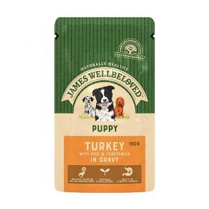 James Wellbeloved Puppy Turkey & Rice Pouch 150g