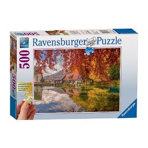 Ravensburger Peaceful Mill 500 Piece Jigsaw Puzzle