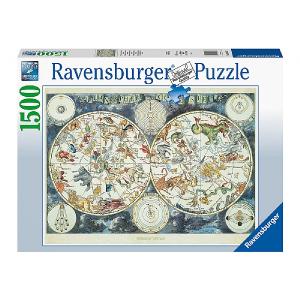 Ravensburger World map of Fantasy Beasts 1500 Piece Jigsaw Puzzle