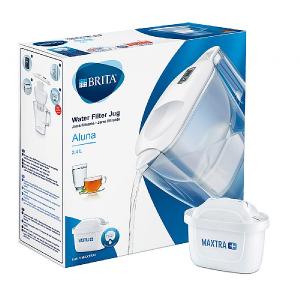 Brita MAXTRA+ Aluna Cool White Fridge Water Filter Jug 2.4L