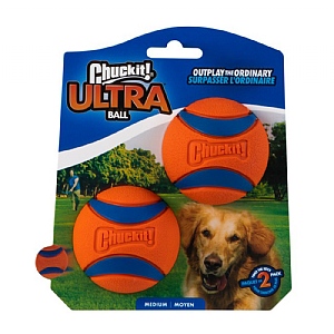Chuckit Ultra Ball Dog Toy Pack of 2 (Medium)