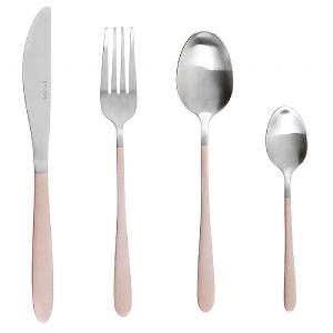 Salter 16-Piece Metallic Champagne Cutlery Set
