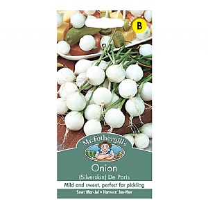 Mr Fothergills Onion De Paris (Silverskin) Seeds